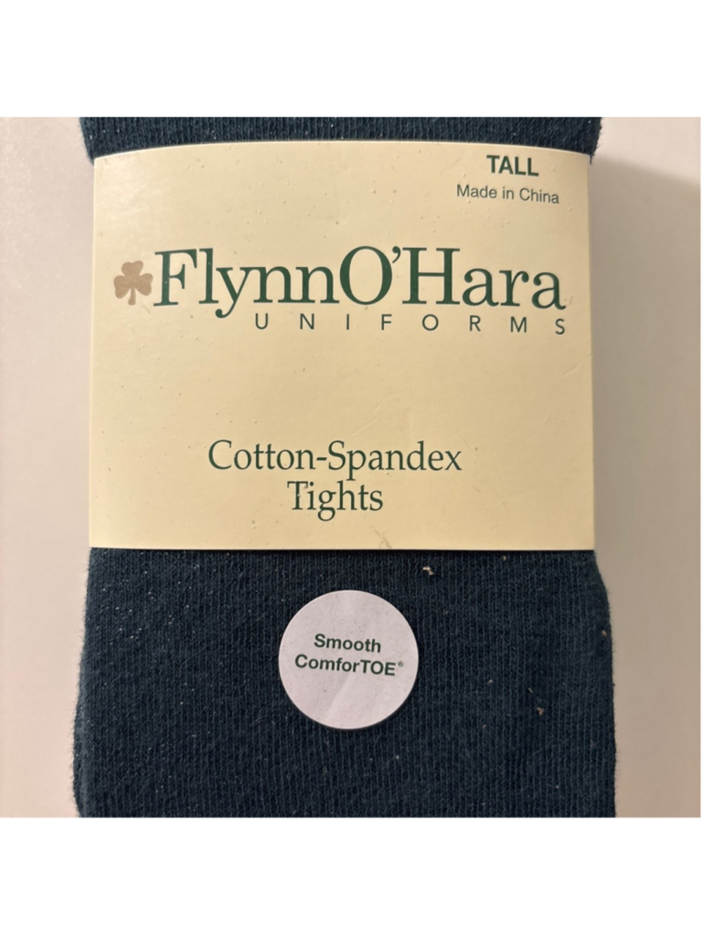 Flynn O'Hara Uniforms Cotton-Spandex Tights Dark Hunter - Size Tall